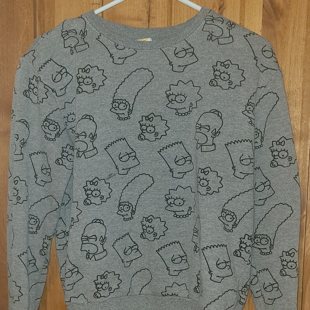 Gray Simpson Sweatshirt